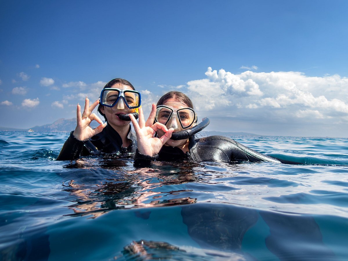 Tour de snorkel individual (máscara, aletas, tubo, neopreno)