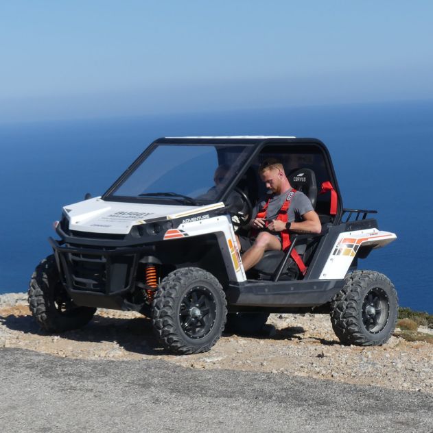 Tour en buggy de 2/4 plazas (55km)